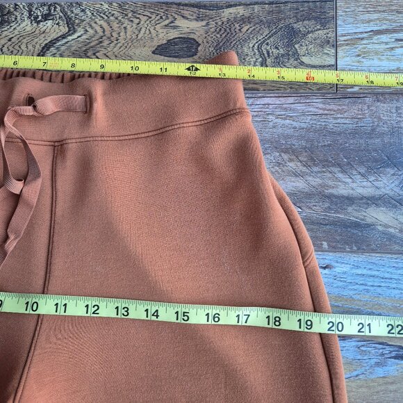 SPANX Air Essentials Wide Leg Pant High-Rise Pull-On Drawstring Butterscotch - Picture 12 of 14